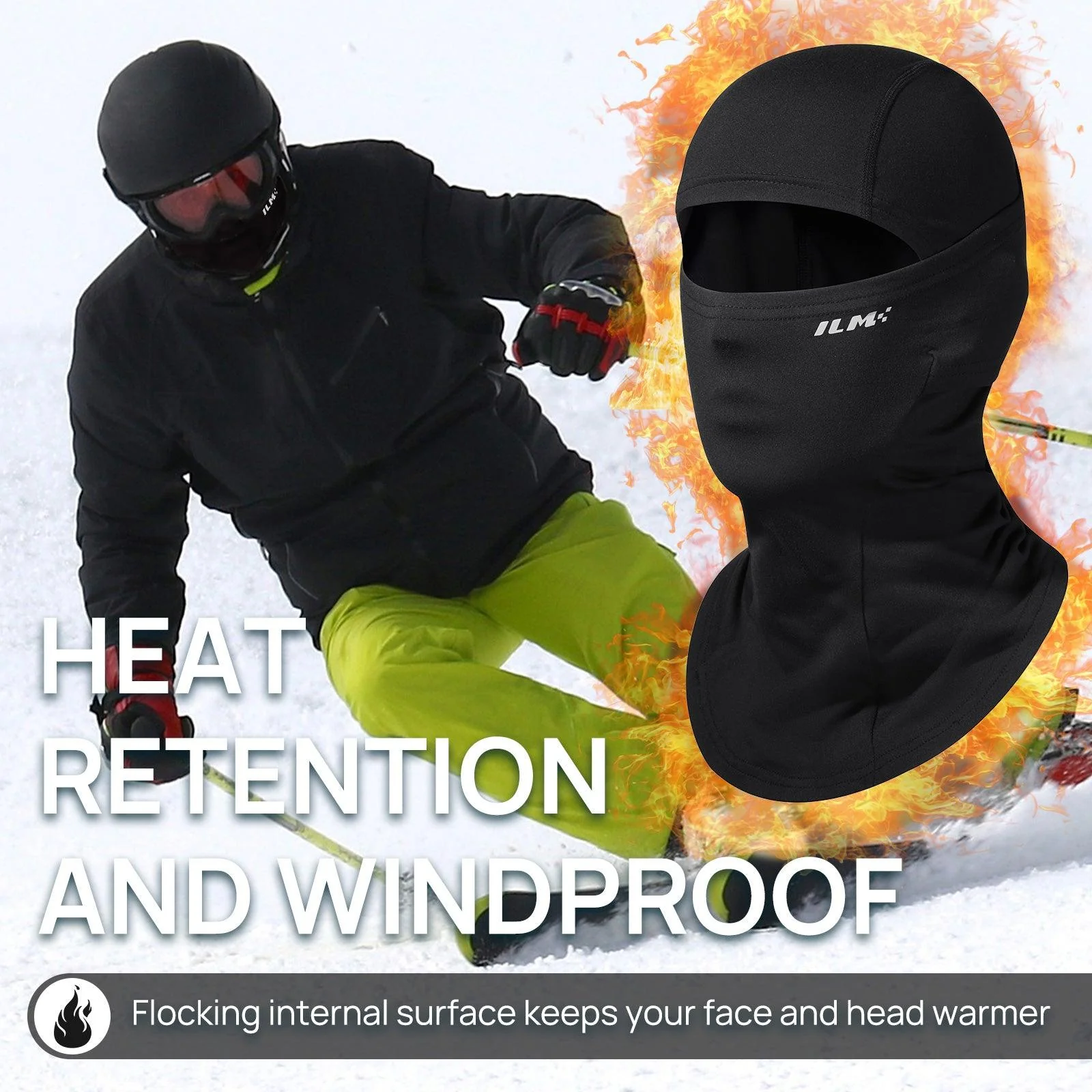ILM Motorcycle Balaclava Face Mask Model FM01 - Image 7