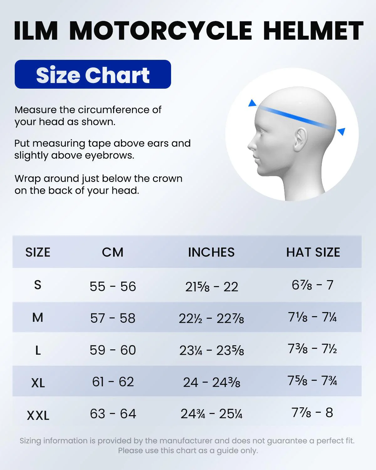 ILM Motorcycle Full Face  Street Racing Helmet Model MF567 - Image 12