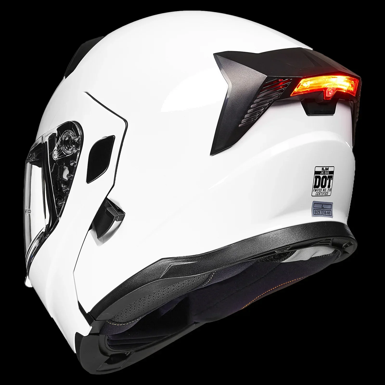 ILM Motorcycle Modular Full Face Helmet LED Tail Light Model 906L - Image 3