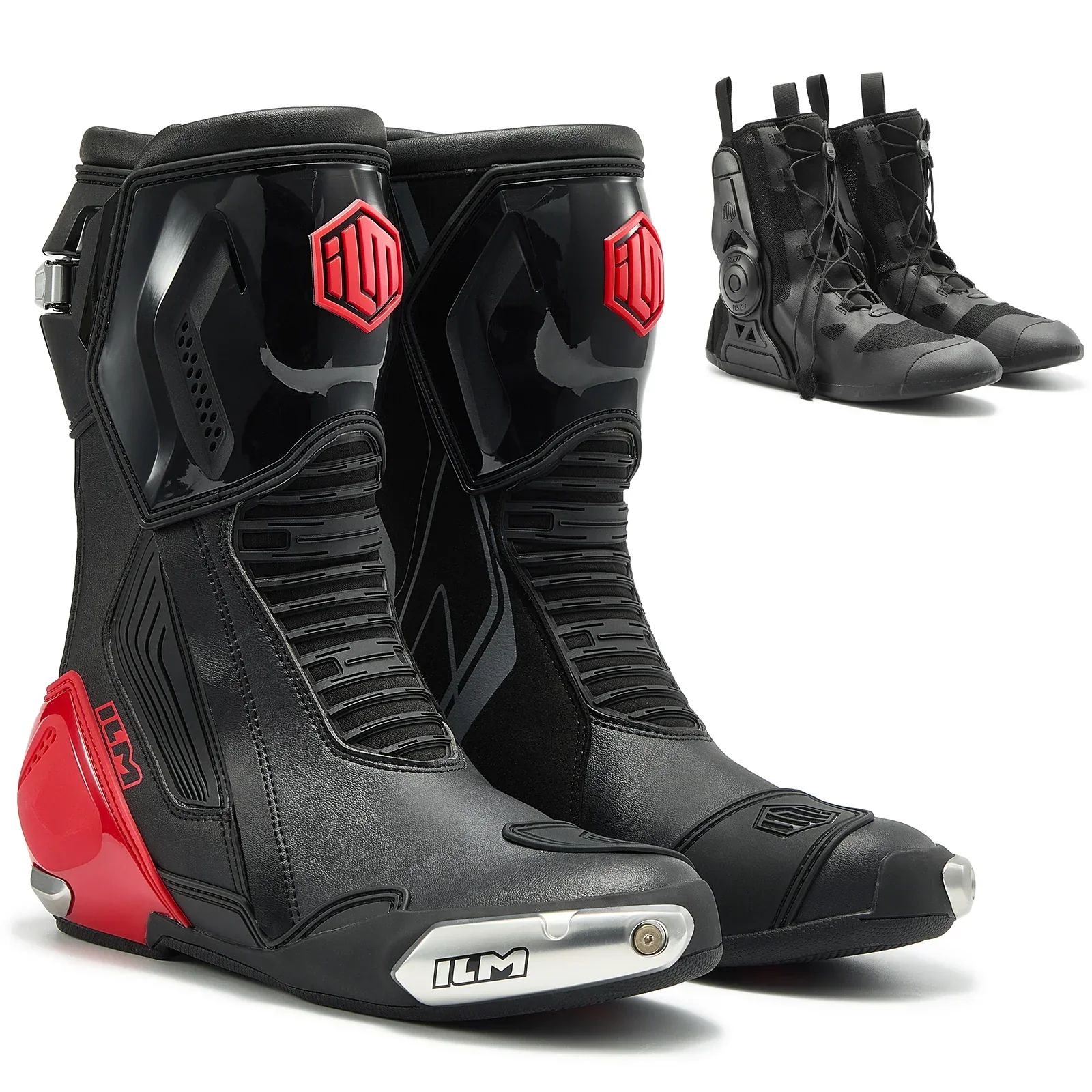 ILM Motorcycle Racing Boots Enhanced Ventilation Anti Slip Street Riding Sport Footwear CE Protective Gear Model BRC1 - Image 11