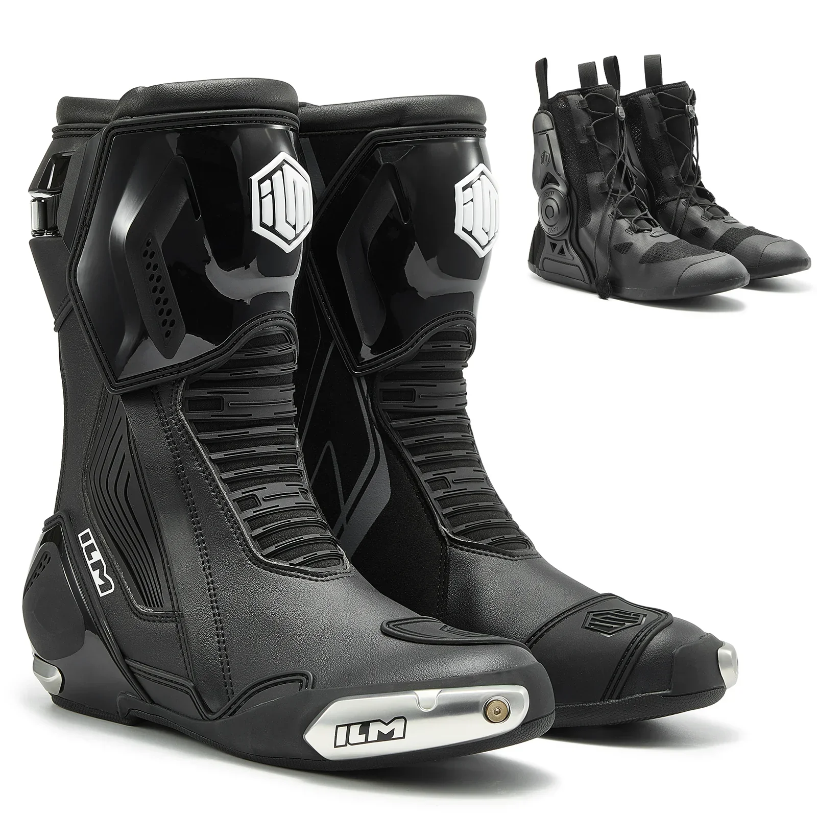 ILM Motorcycle Racing Boots Enhanced Ventilation Anti Slip Street Riding Sport Footwear CE Protective Gear Model BRC1 - Image 13