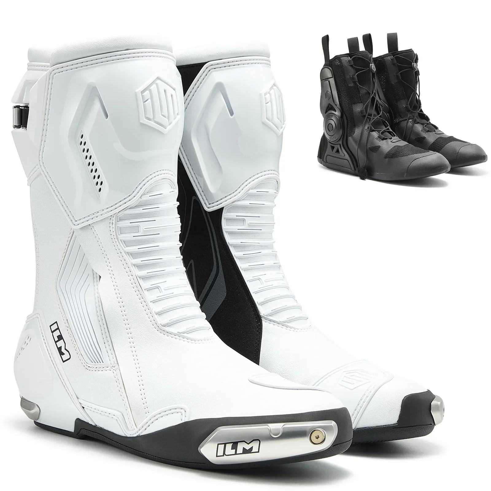 ILM Motorcycle Racing Boots Enhanced Ventilation Anti Slip Street Riding Sport Footwear CE Protective Gear Model BRC1 - Image 9