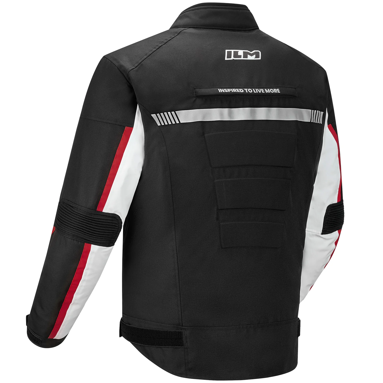 ILM Motorcycle Riding Jacket with CE Armor and Detachable Waterproof Thermal Liner Dual Sport Model JF2 - Image 4
