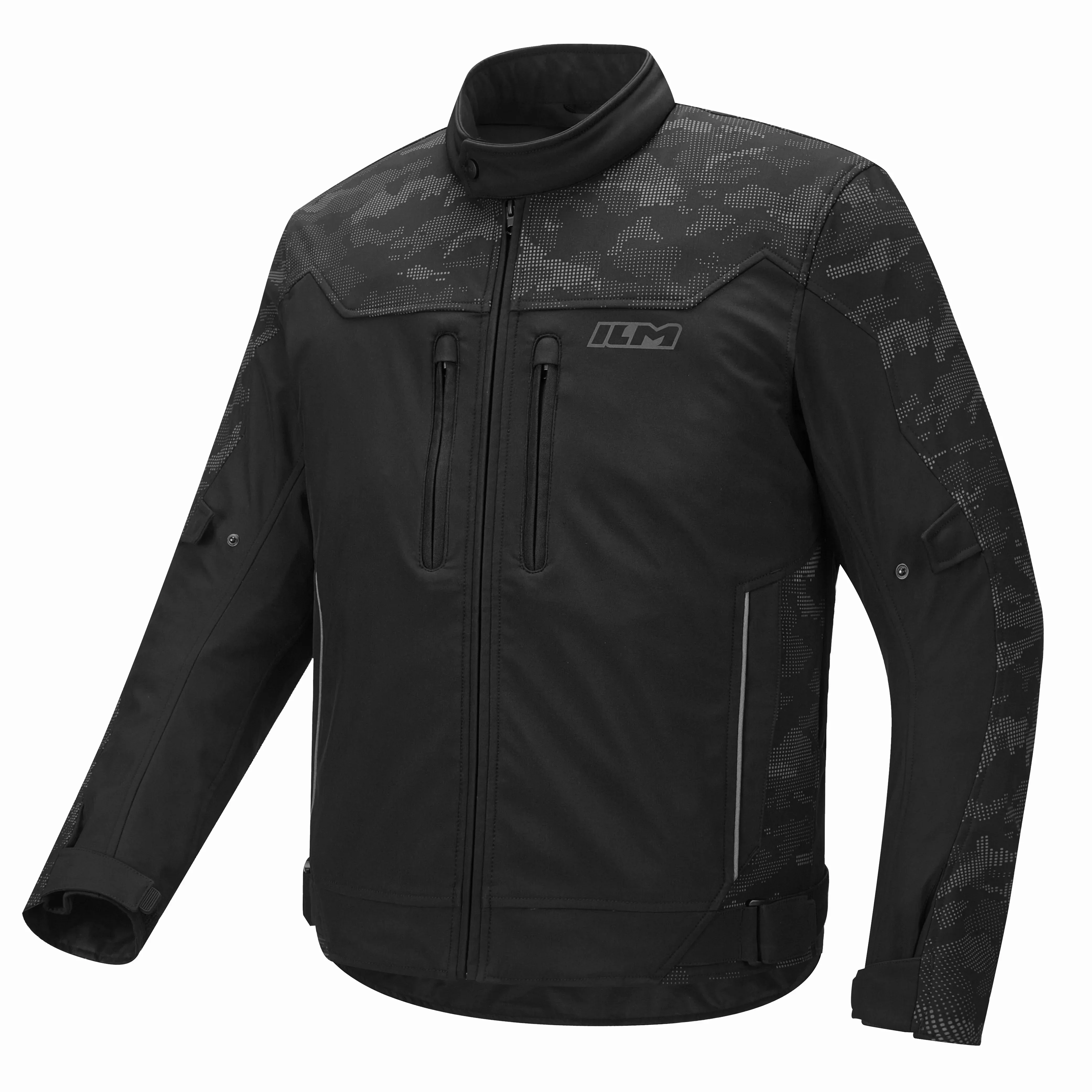 ILM Motorcycle Riding Jacket Reflective with CE Armor and Detachable Thermal Liner Dual Sport All Season for Men Model JRF4 - Image 3