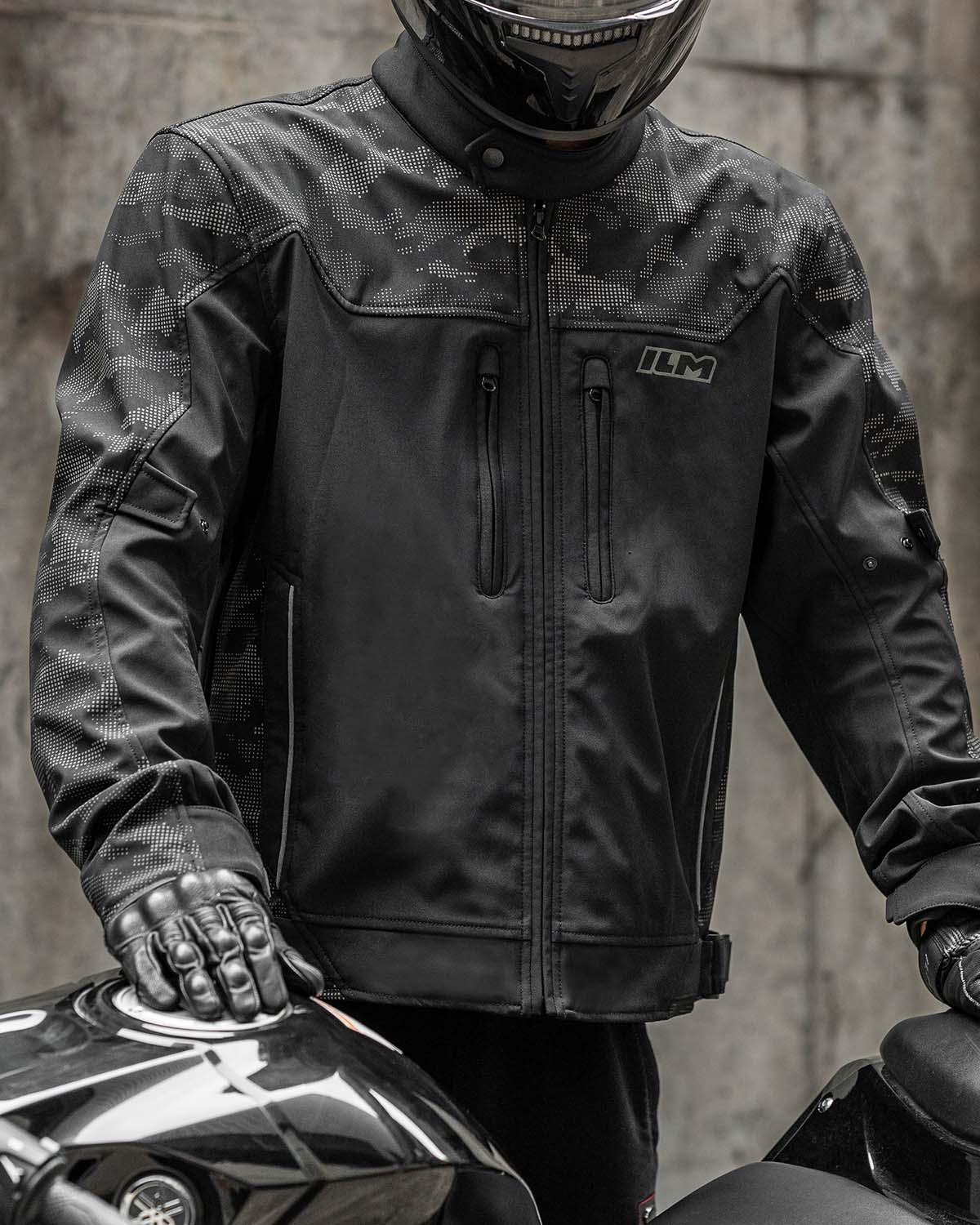 ILM Motorcycle Riding Jacket Reflective with CE Armor and Detachable Thermal Liner Dual Sport All Season for Men Model JRF4 - Image 8