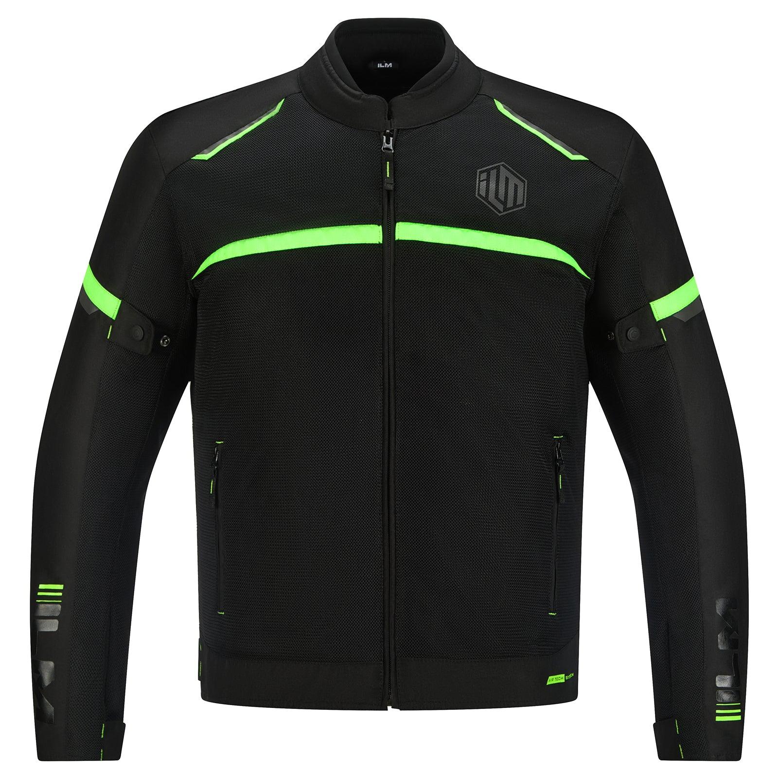 ILM Motorcycle Riding Jacket with Mesh CE Armor Dual Sport Protective Model JAM1 - Image 6