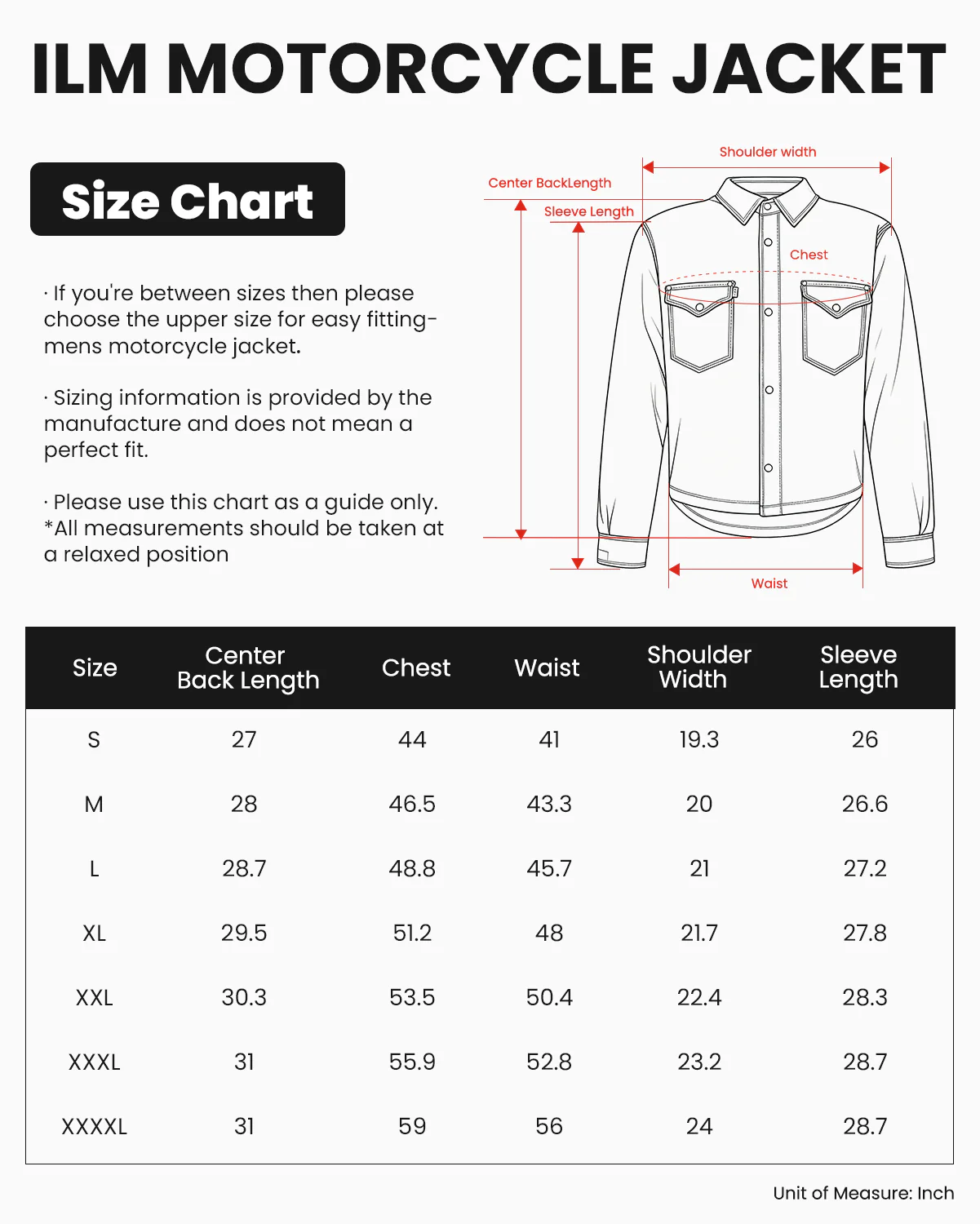 ILM Motorcycle Shirt Denim Jacket for Men with CE Armor Mesh Liner Lightweight Motorbike Model JFL1 - Image 4