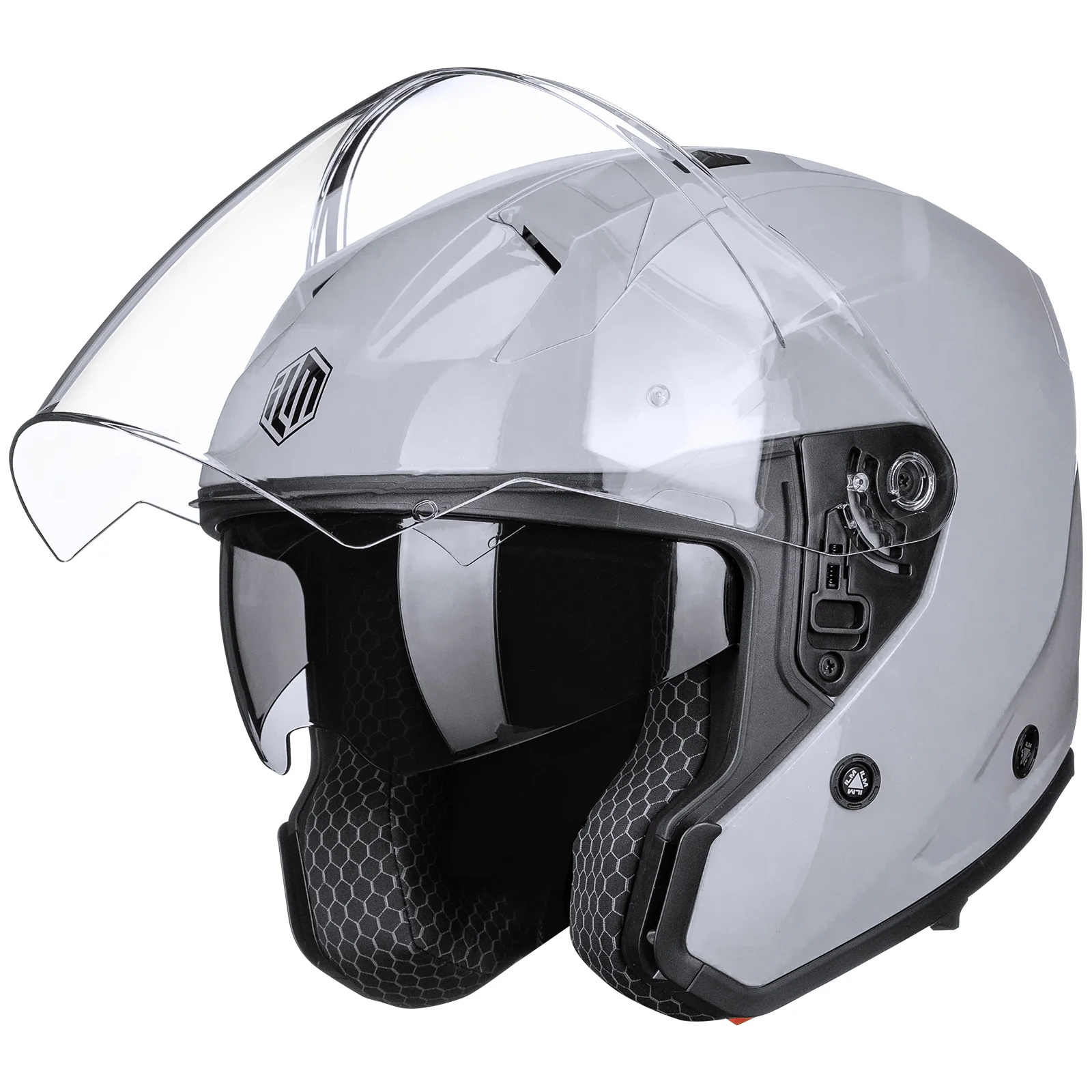 ILM Open Face Motorcycle 3/4 Helmet Model MO325 - Image 8