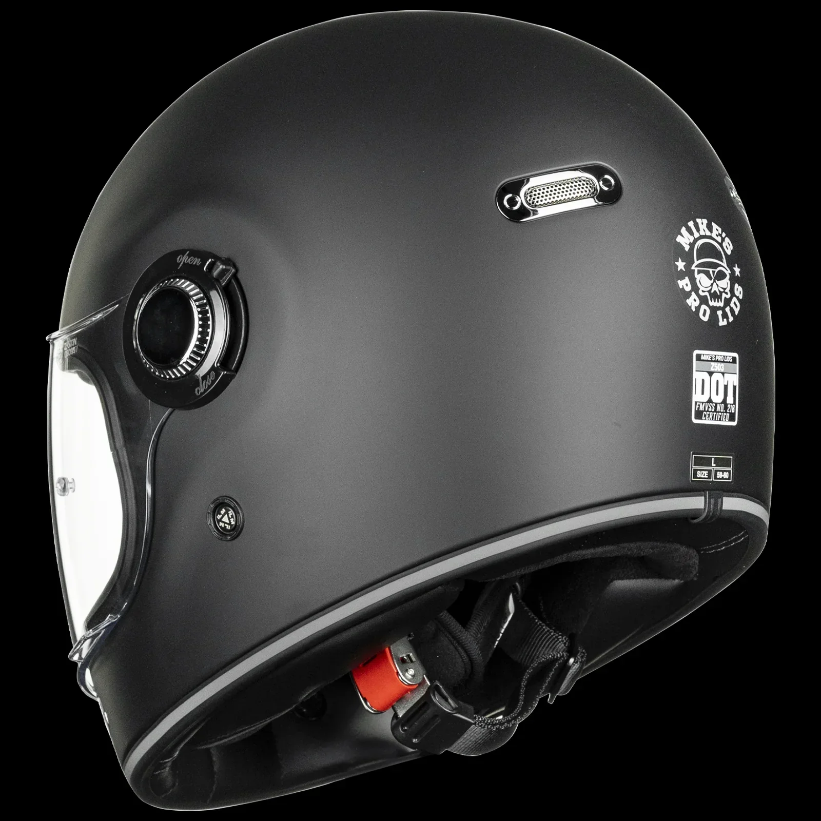ILM Retro Full Face Motorcycle Helmet Model Z503 - Image 6