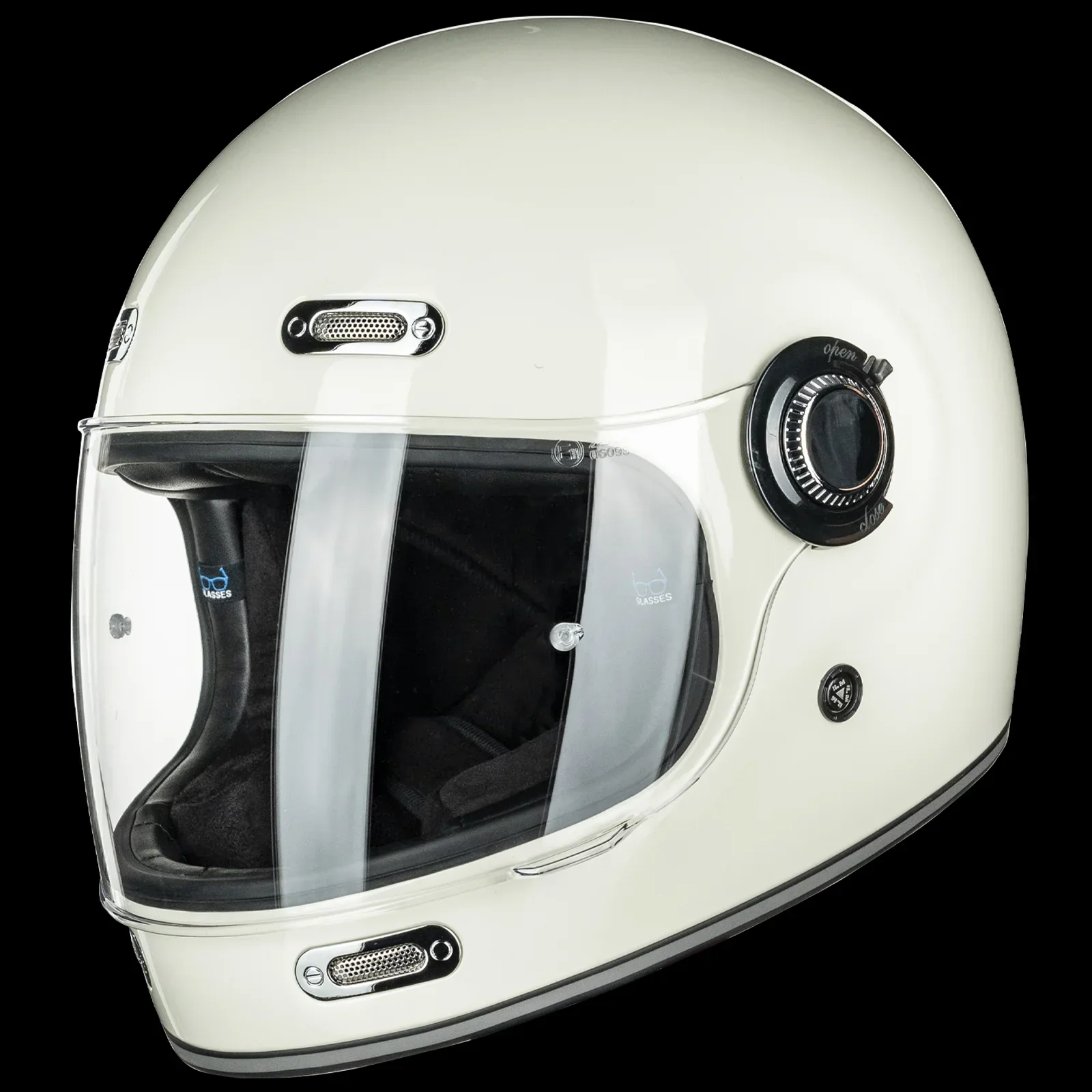 ILM Retro Full Face Motorcycle Helmet Model Z503 - Image 7