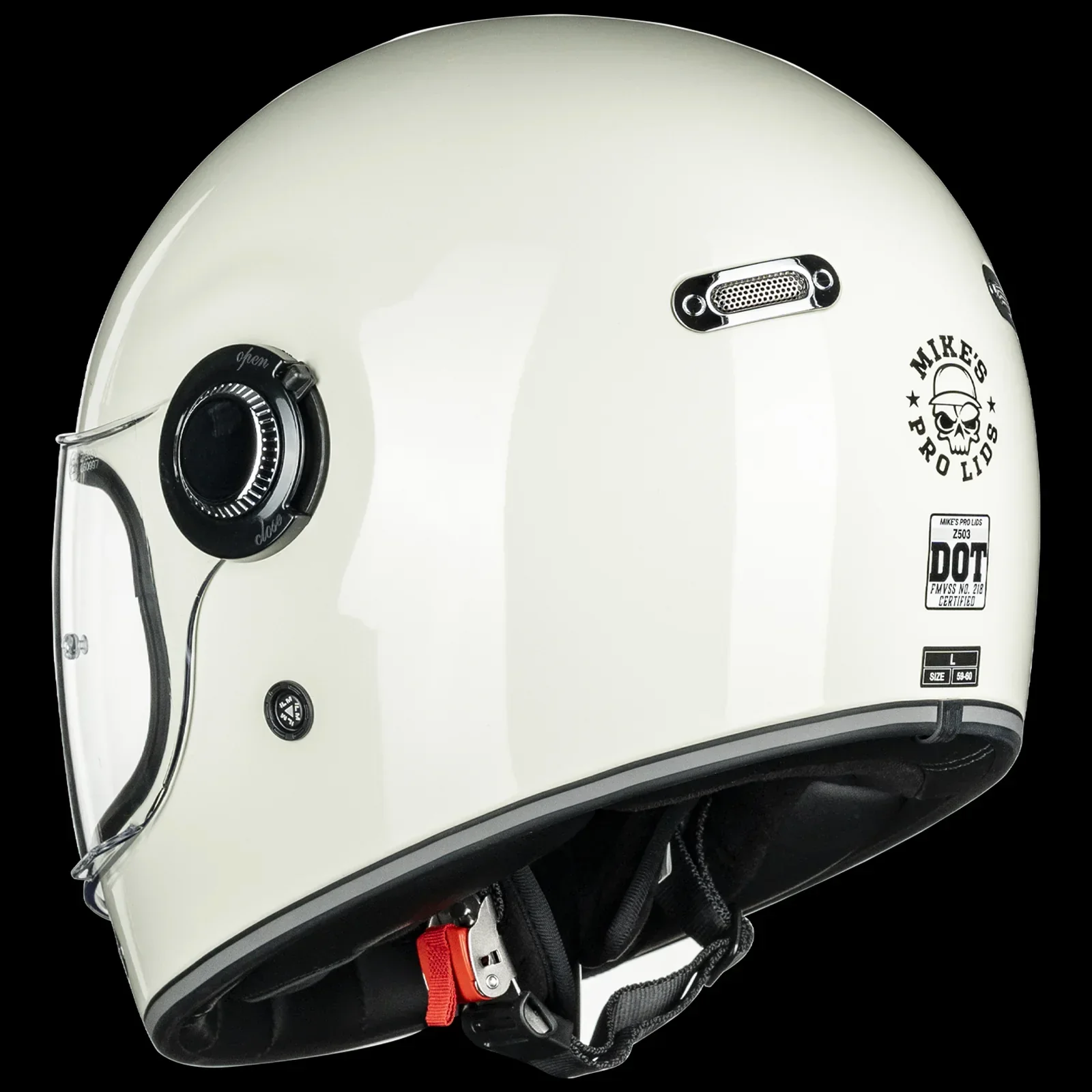 ILM Retro Full Face Motorcycle Helmet Model Z503 - Image 9