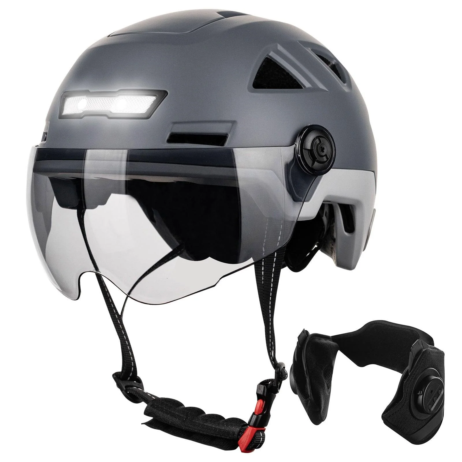 ILM Smart Adult Bike Helmet Model E3-12LS and Bluetooth Ear Pad - Image 7
