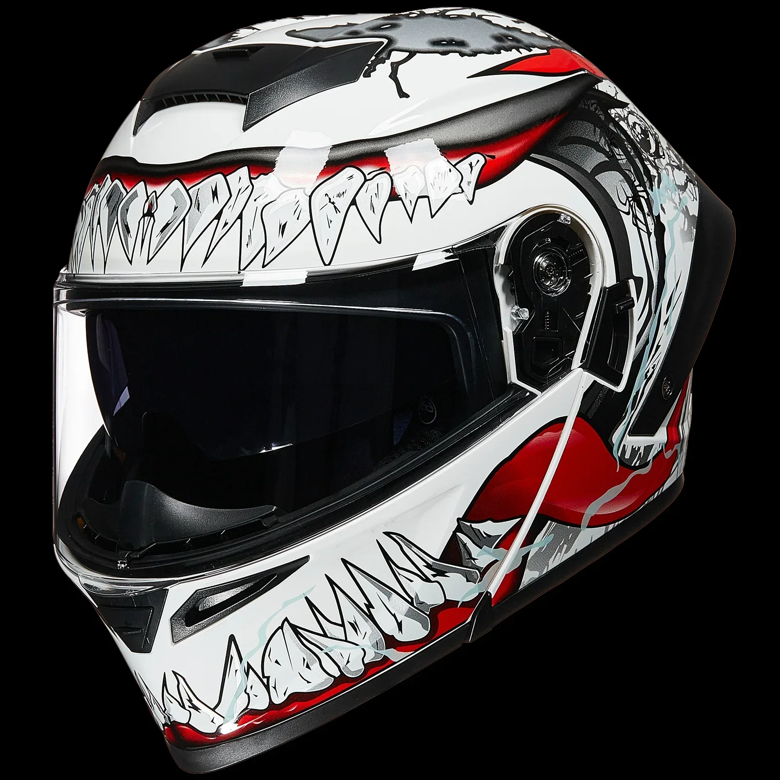 ILM Motorcycle Helmets Modular Full Face Moped Helmet Model WS202 - Image 10