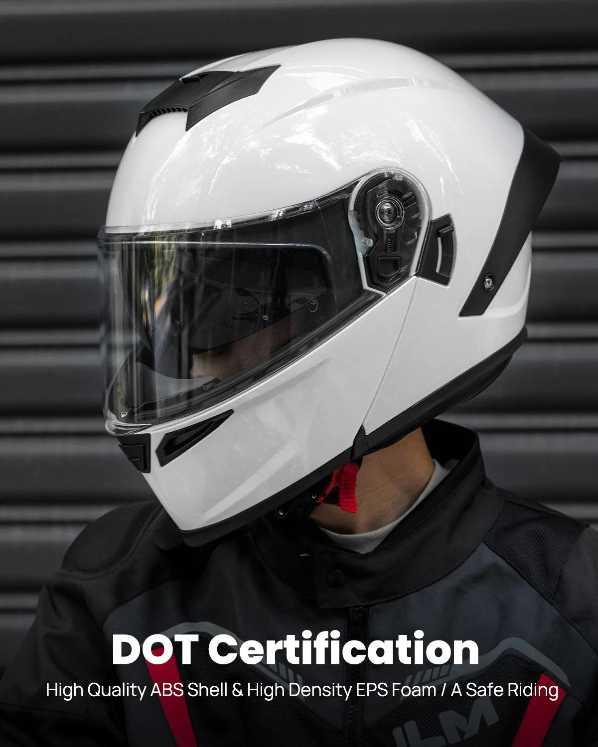 ILM Motorcycle Helmets Modular Full Face Moped Helmet Model WS202 - Image 6
