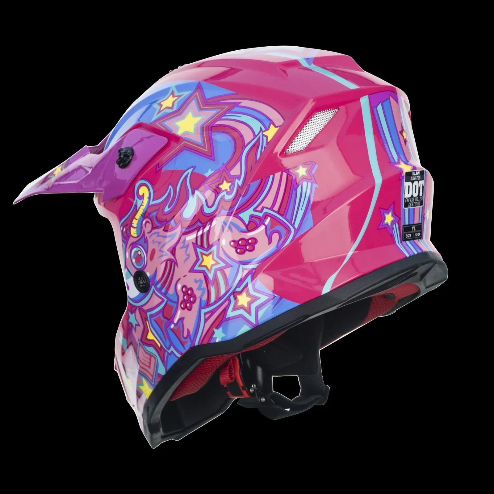 ILM Youth ATV Helmet Kids Dirt Bike Helmet Model Z705 - Image 20