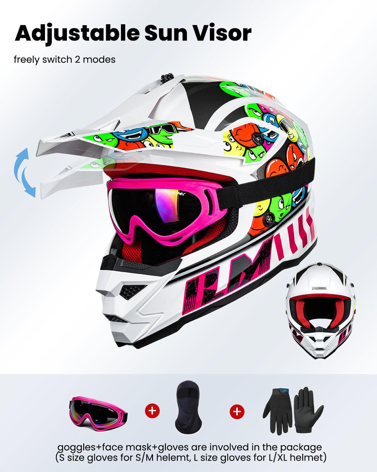 ILM Youth ATV Helmet Kids Dirt Bike Helmet Model Z705 - Image 6