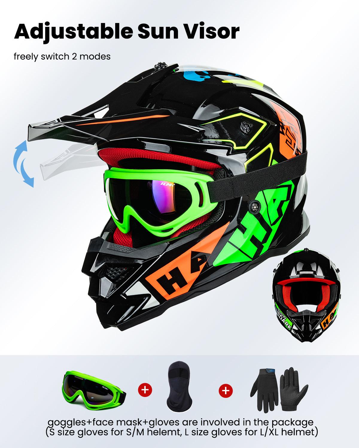 ILM Youth ATV Helmet Kids Dirt Bike Helmet Model Z705 - Image 8