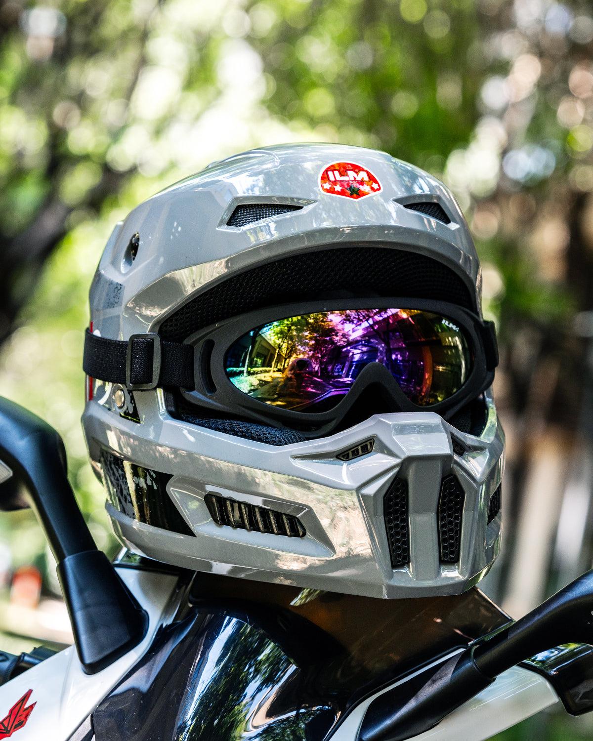 ILM Youth Dirt Bike Helmets Kids ATV Helmet with Goggles Gloves Mask Model MT601Y - Image 8