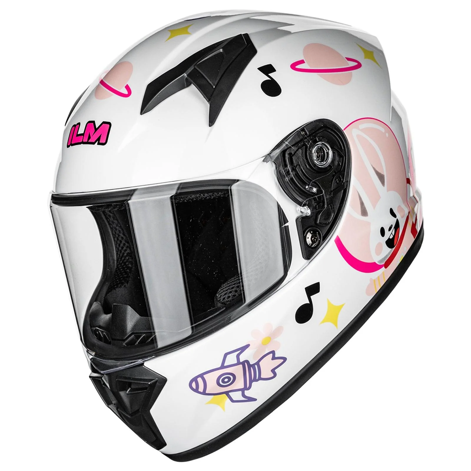 ILM Youth Kids Full Face Motorcycle Helmet Model MF521 - Image 3