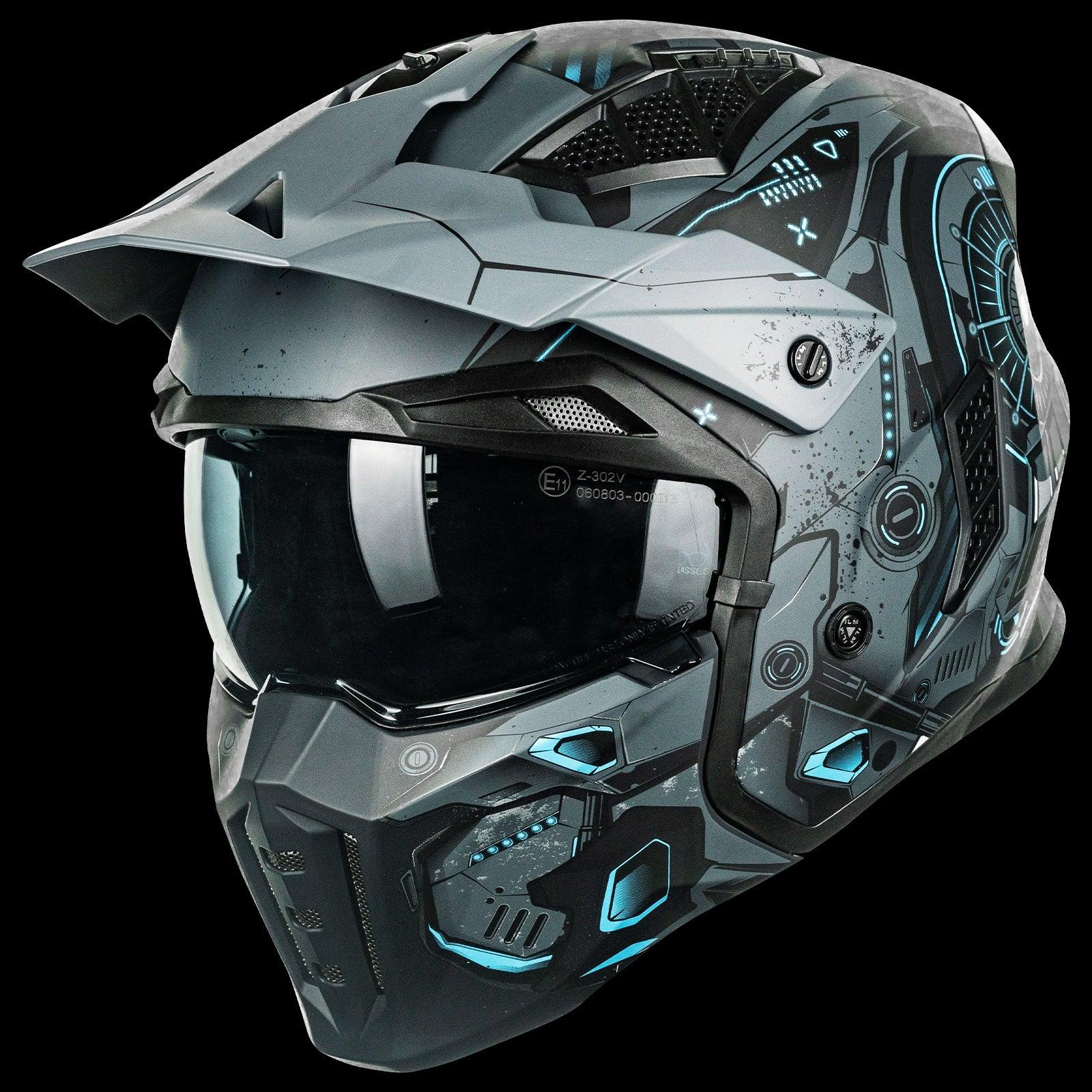 ILM Open Face Motorcycle 3/4 Half Helmet Model Z302 - Image 10