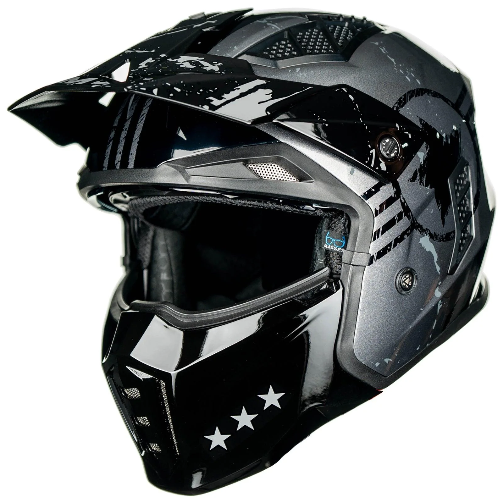 ILM Open Face Motorcycle 3/4 Half Helmet Model Z302 - Image 16