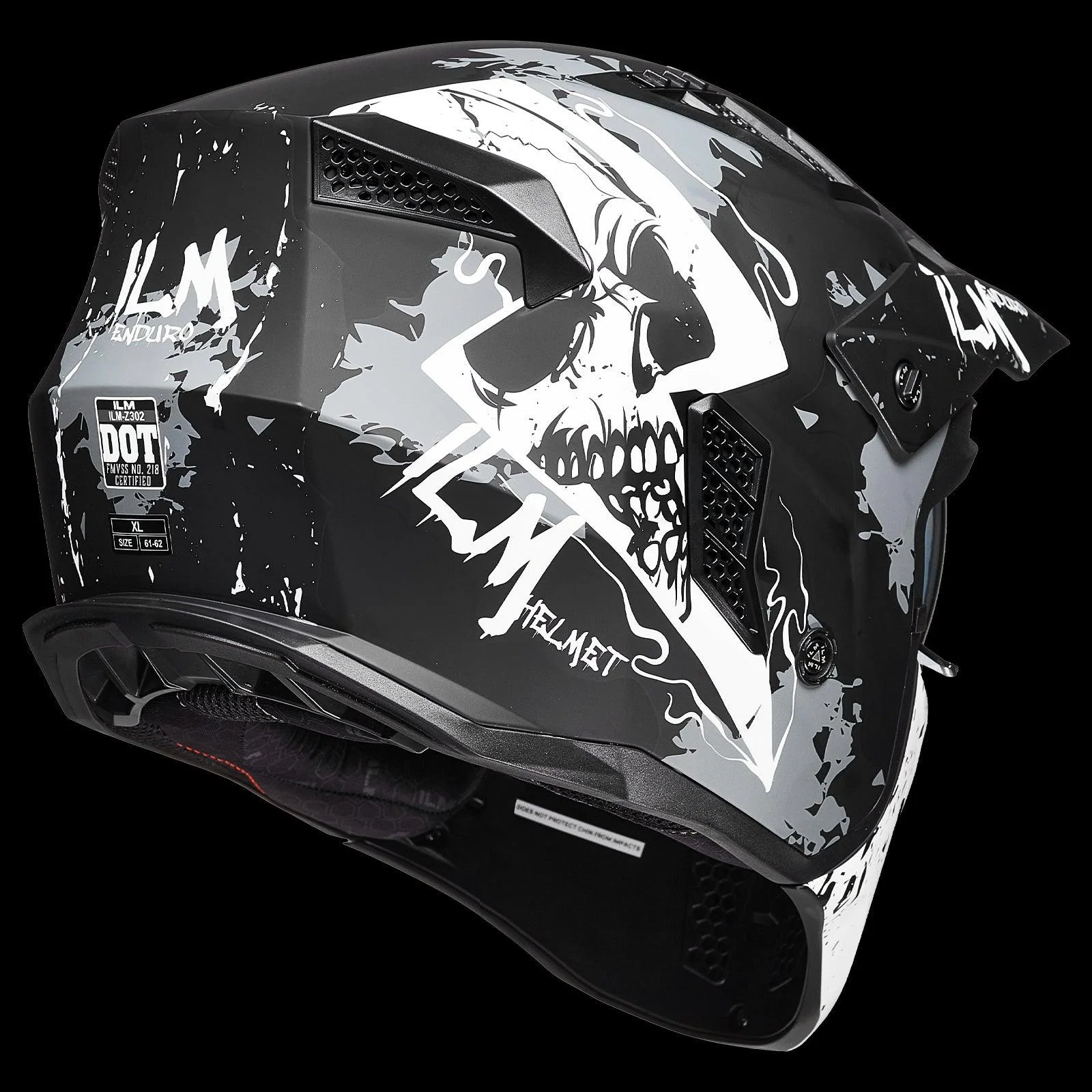 ILM Open Face Motorcycle 3/4 Half Helmet Model Z302 - Image 7