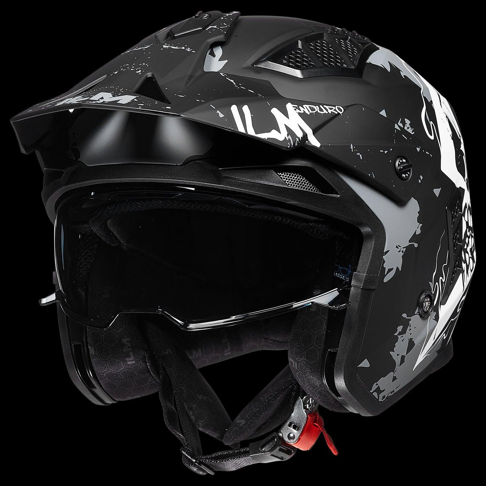 ILM Open Face Motorcycle 3/4 Half Helmet Model Z302 - Image 8