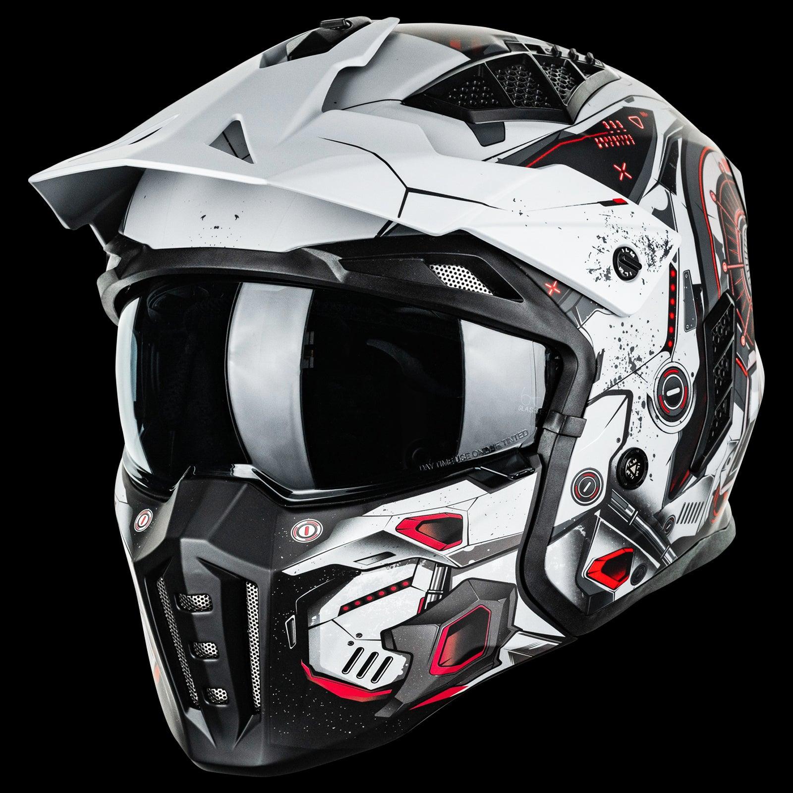 ILM Open Face Motorcycle 3/4 Half Helmet Model Z302 - Image 9