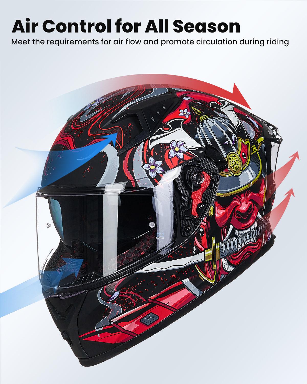 ILM Full Face Motorcycle Helmet Model Z501 - Image 3