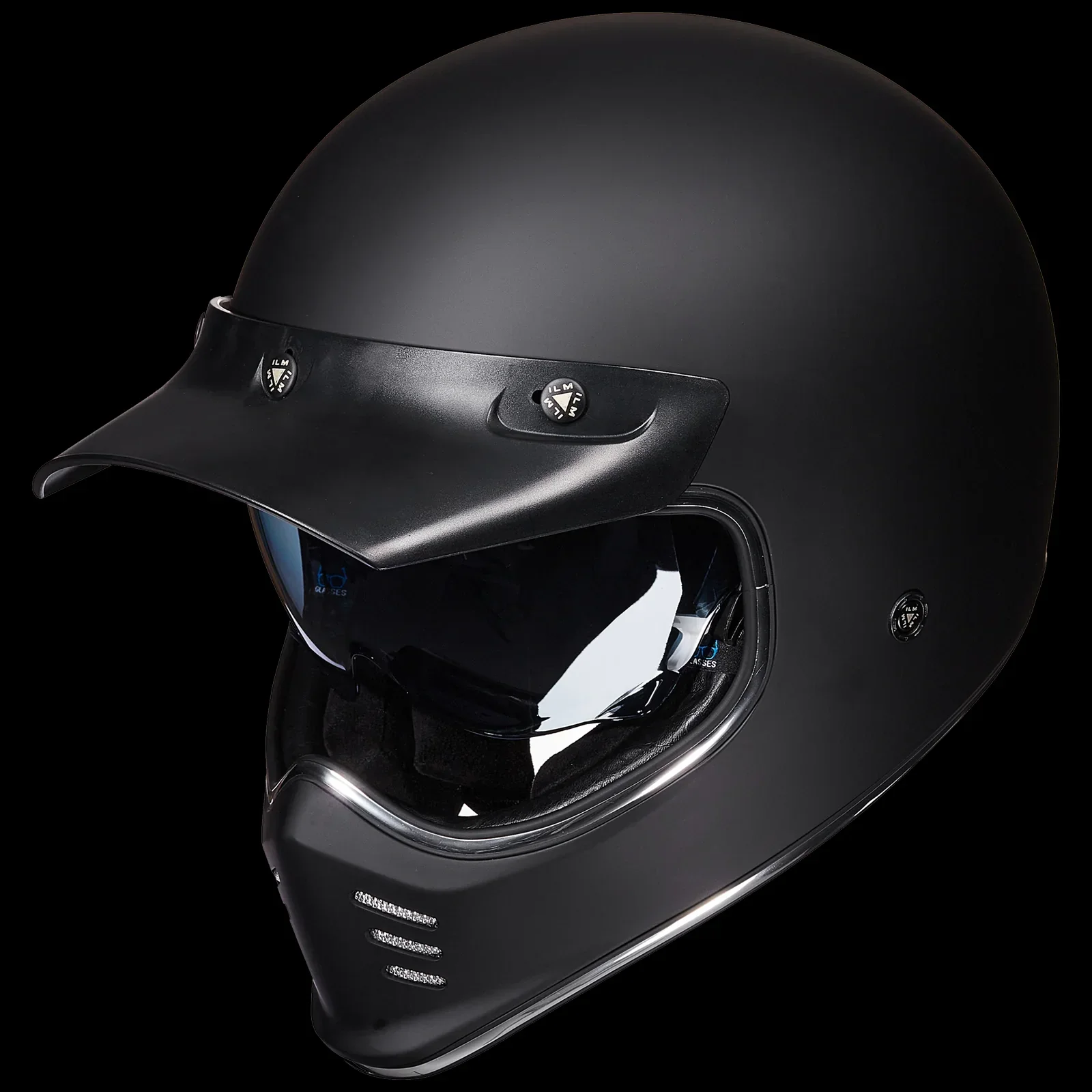 ILM Vintage Full Face Motorcycle Helmets Model Z502 - Image 4